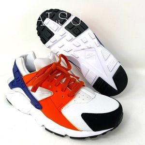 red white and blue nike huaraches